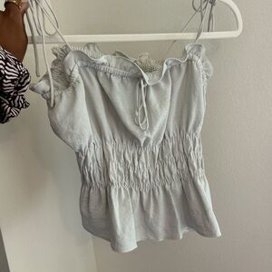 Topshop Light Gray Camisole Top